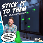 Glow-in-the-Dark Suction Snap-On Peckers 4 Pack by Big Ballers