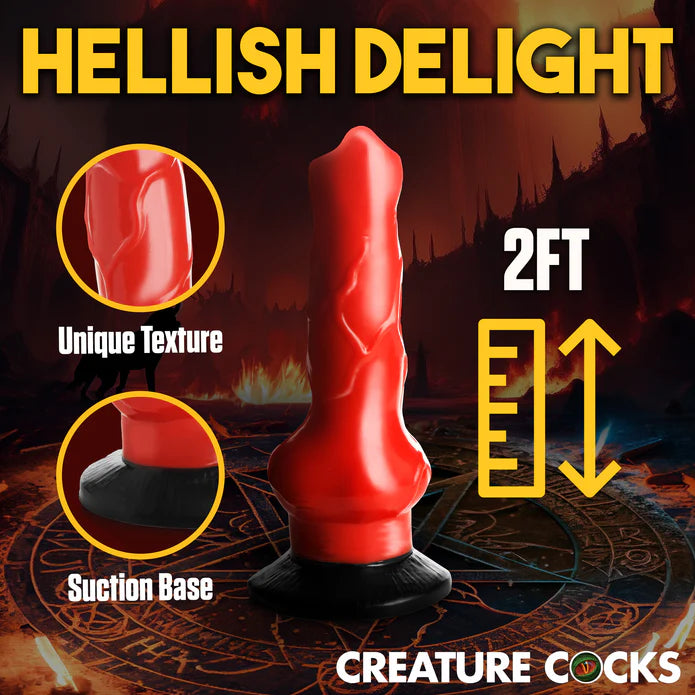 Creature Cock Giant 2 Foot Hell-Hound Canine Dildo