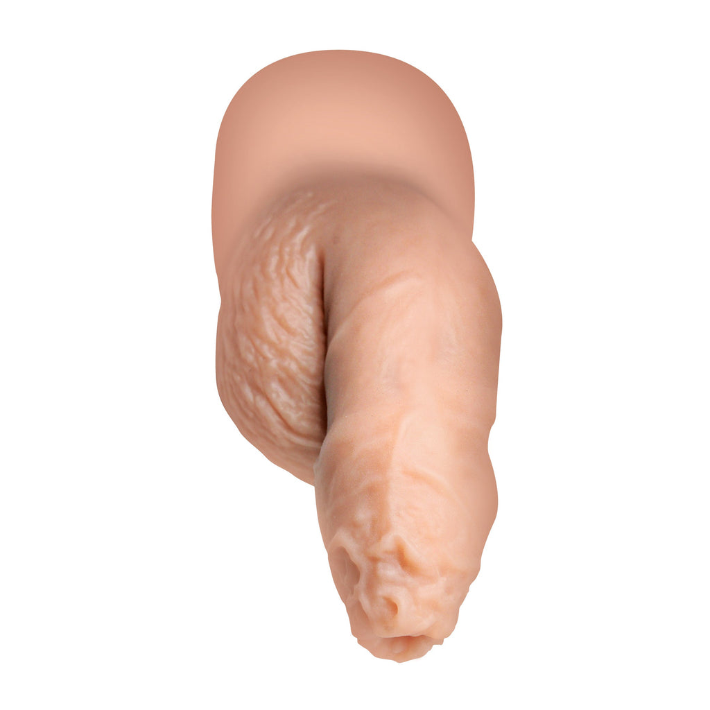 Strap U 5.1" Uncut Silicone Packer Dildo - Light