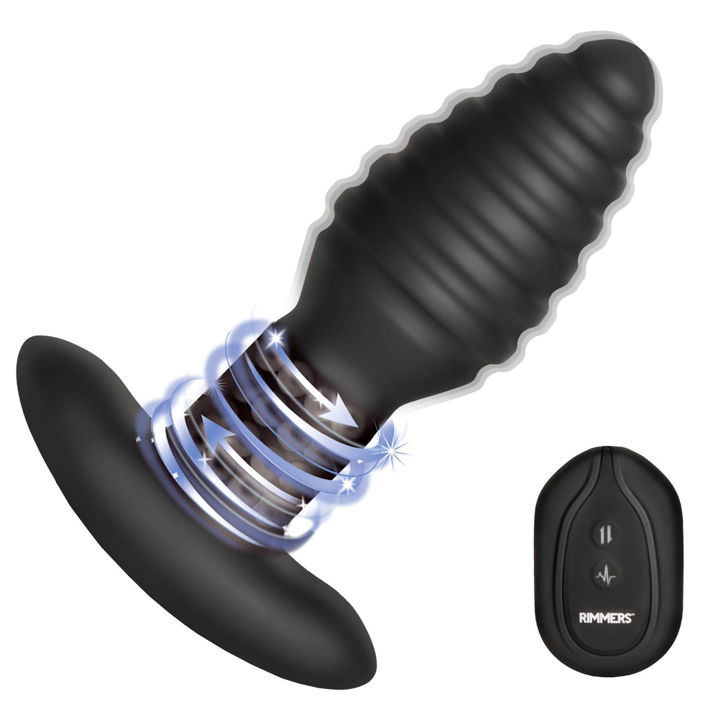 Rimmers Model-E Vibrating Rimming Plug with Remote Control