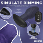 Rimmers Model-E Vibrating Rimming Plug with Remote Control