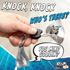 Big Ballers Nuts Keychain - Silver