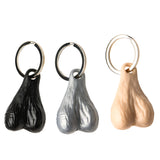 Nuts Keychain Set - Dark, Light, Silver