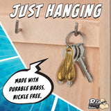 Nuts Brass Keychain