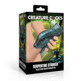 Creature Cock Serpentine Stroker Silicone Masturbator - Green