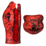 Creature Cock Serpentine Stroker Silicone Masturbator - Red