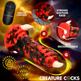 Red Talon Vibrating Silicone Dildo