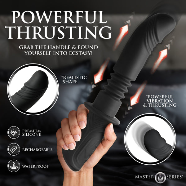 Power Thrust Thrusting Silicone Vibrator