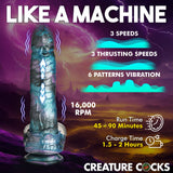 Astro-Thrust Thrusting &amp; Vibrating Silicone Dildo