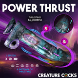 Astro-Thrust Thrusting &amp; Vibrating Silicone Dildo