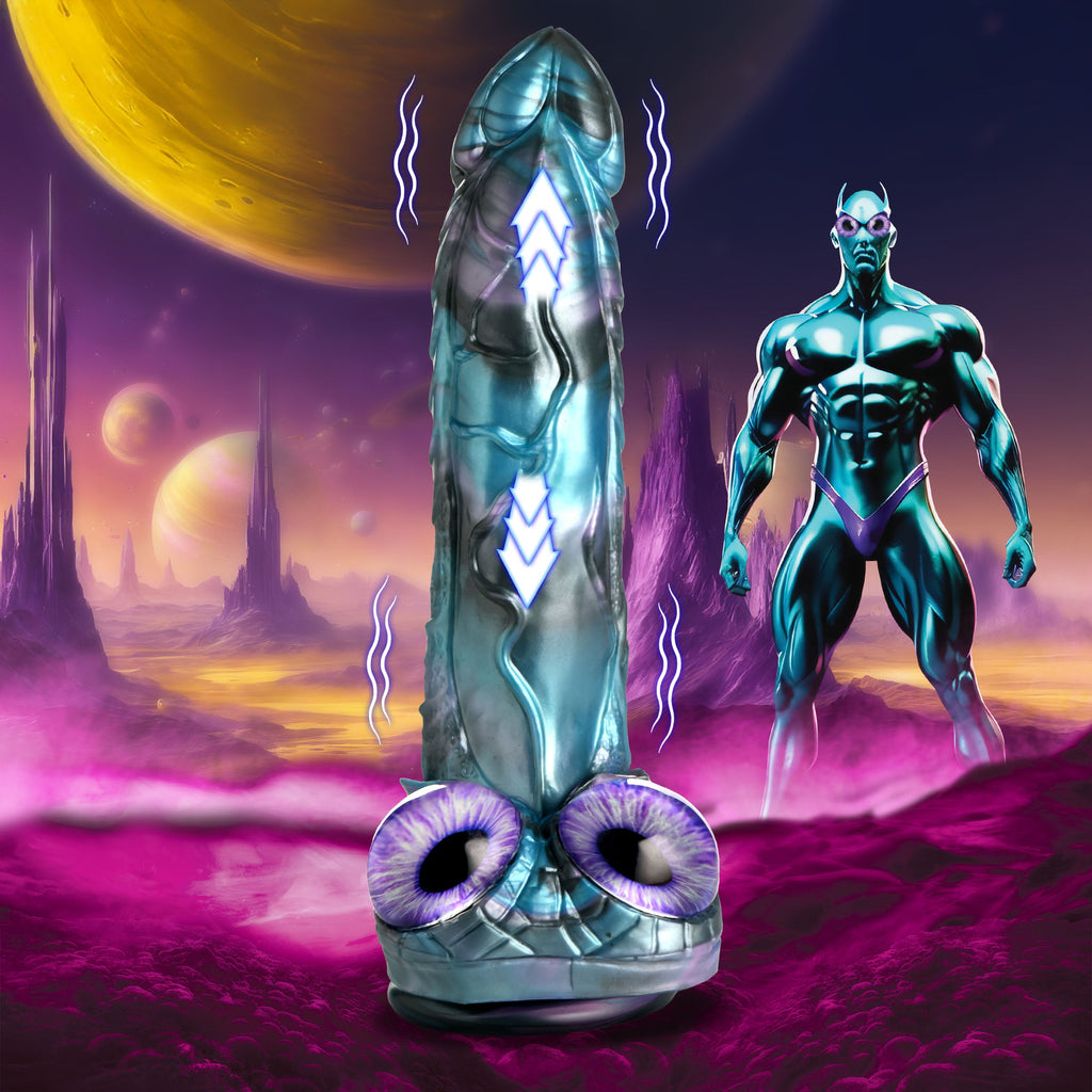 Astro-Thrust Thrusting &amp; Vibrating Silicone Dildo
