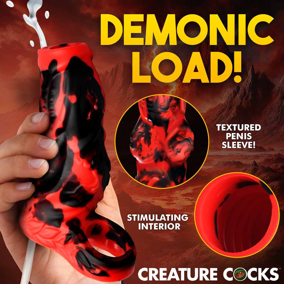 Squirting Silicone Penis Enhancer