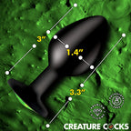 Creature Eye Green Eye Silicone Butt Plug - Medium