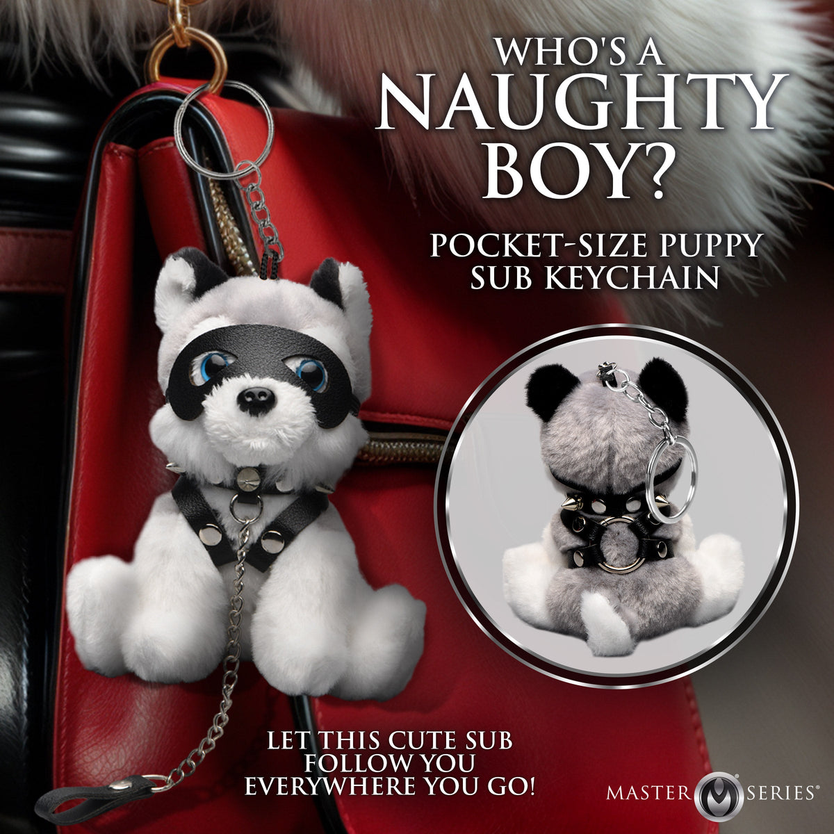 Max the Fetish Pup Keychain
