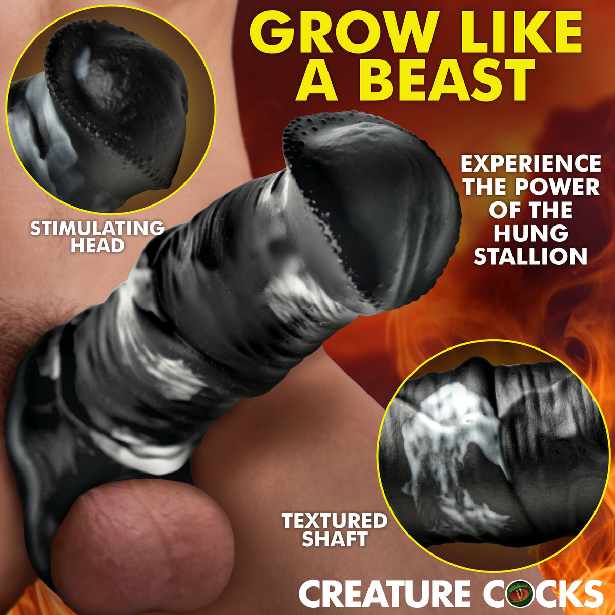 Stallion Silicone Penis Extension