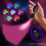 Vibrating Silicone Fiber Optical Butt Plug