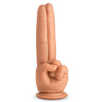 The Pleaser Double Finger Silicone Dildo