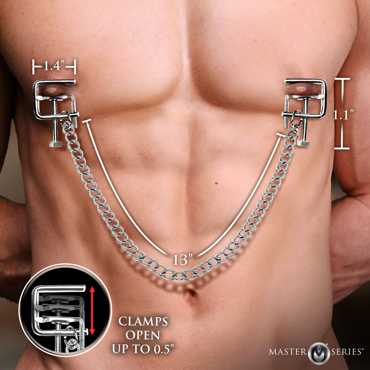 Pressure Vice Metal Nipple Clamps