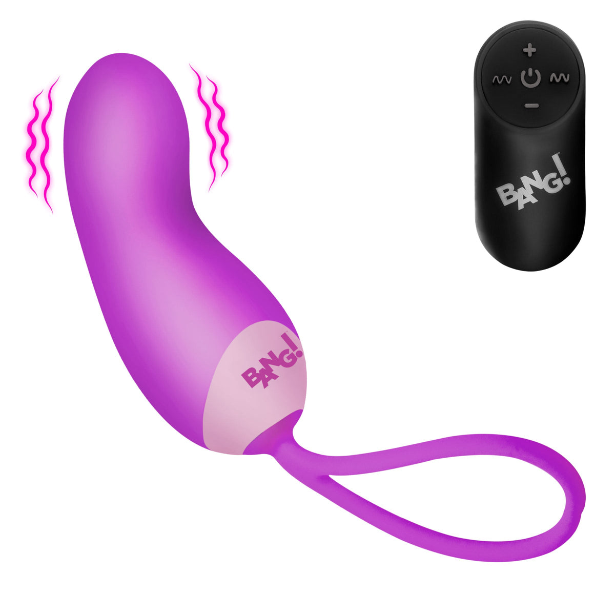 Silicone Mini Vibe with Remote - Purple