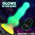Astro Cock Vibrating Glow-in-the-Dark Silicone Dildo