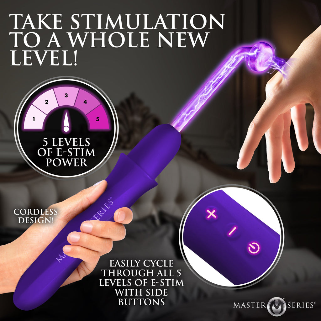 Elektrawand Rechargeable Violet Wand w/ Attachments