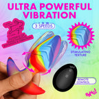 Rotating and Vibrating Silicone Butt Plug