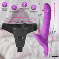 Strap U Thrusting & Vibrating Strap-On w/ Harness
