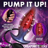 Inflatable plug detail