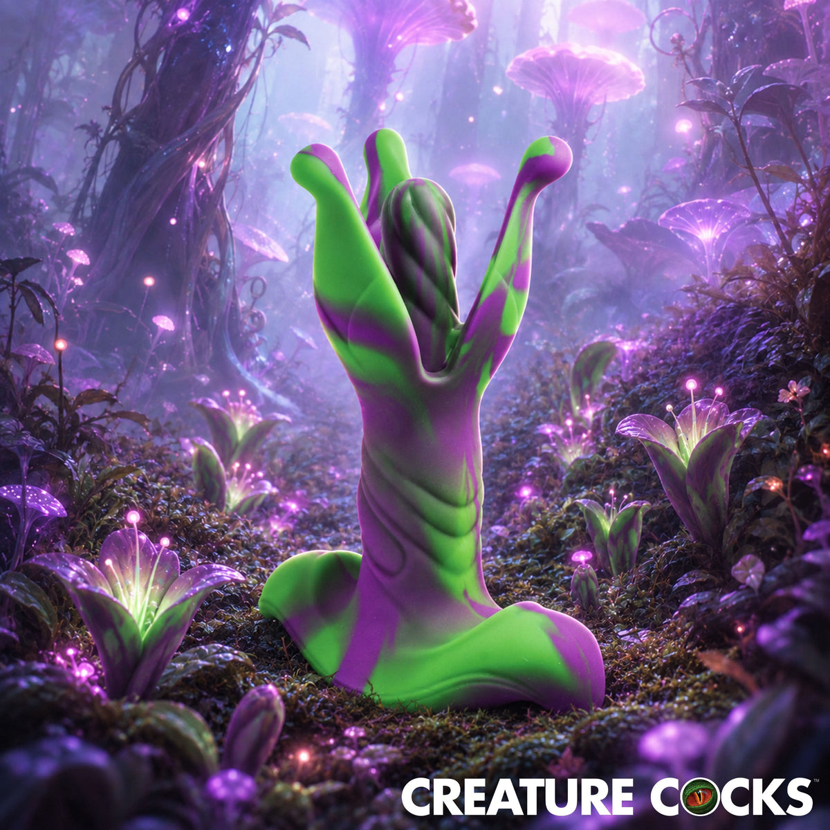 Creature Cocks Alien Bloom Expanding Silicone Anal Plug