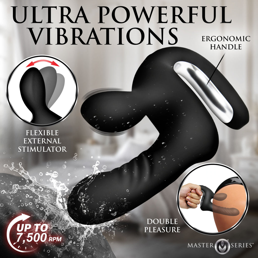 Thrust Pounder Thrusting Silicone Vibrator
