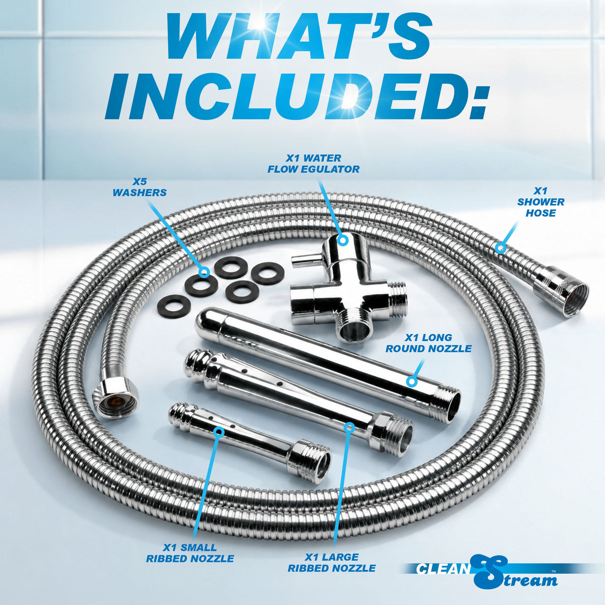 CleanStream Ultimate Shower Enema Set