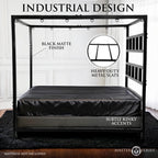 King Size Bondage Bed detail