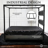 King Size Bondage Bed detail