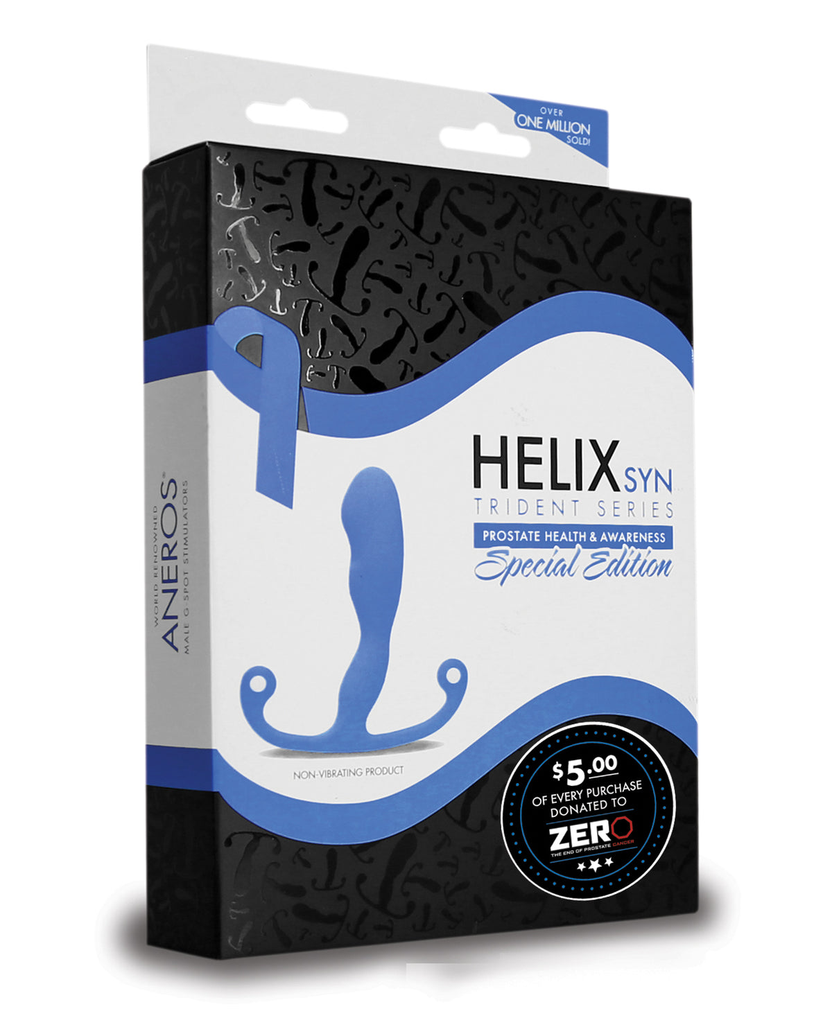 Aneros Special Edition Helix Syn Trident Series Prostate Stimulator - Blue