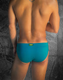 Modern Classic Swim Brief - Aqua Blue