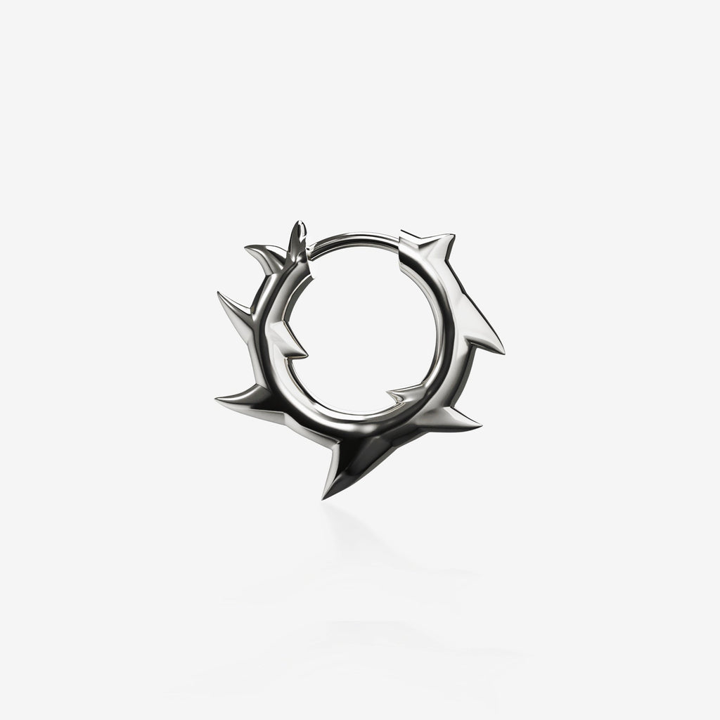 ESSENTIAL SPIKED HOOP by AURA BY ANGELO