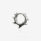 ESSENTIAL SPIKED HOOP by Aura