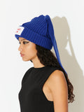 LOVERBOY BY CHARLES JEFFREY CHUNKY RABBIT BEANIE BLUE
