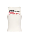 Mapplethorpe Self Portrait Tank Top by LUDOVIC DE SAINT SERNIN