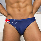 Aussie Flag Low Cut Swim Brief
