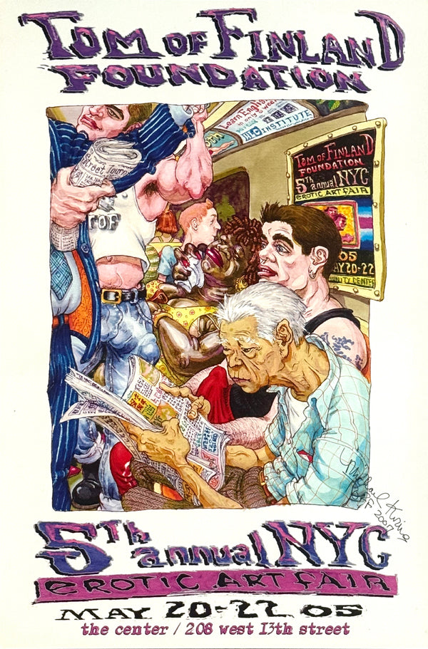 Tom of Finland Foundation Art Fair Poster 2017