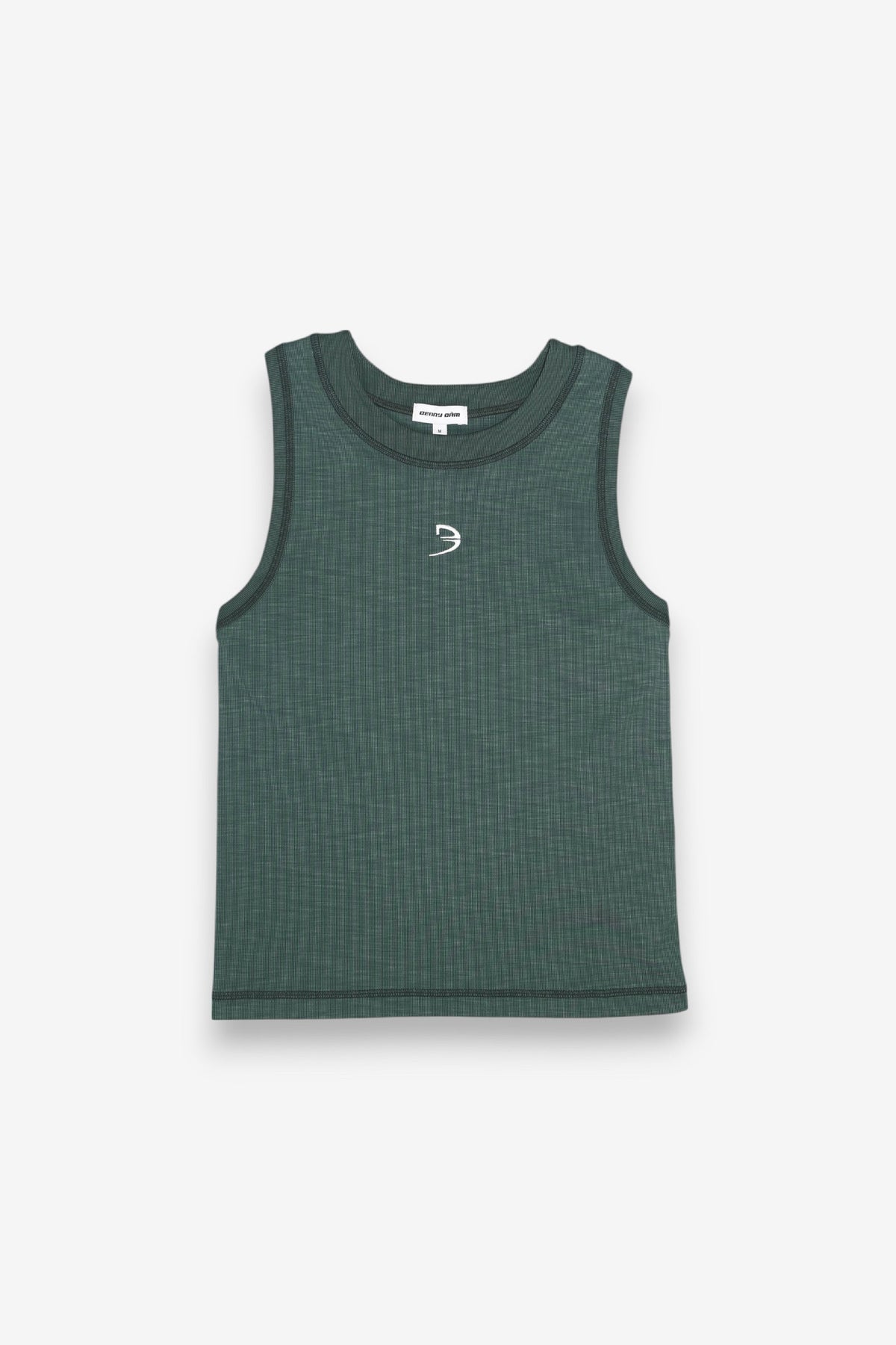 BENNY DAM Racer Crew Tank - Evergreen
