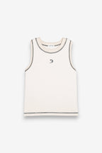 Racer Crew Tank - Ivory