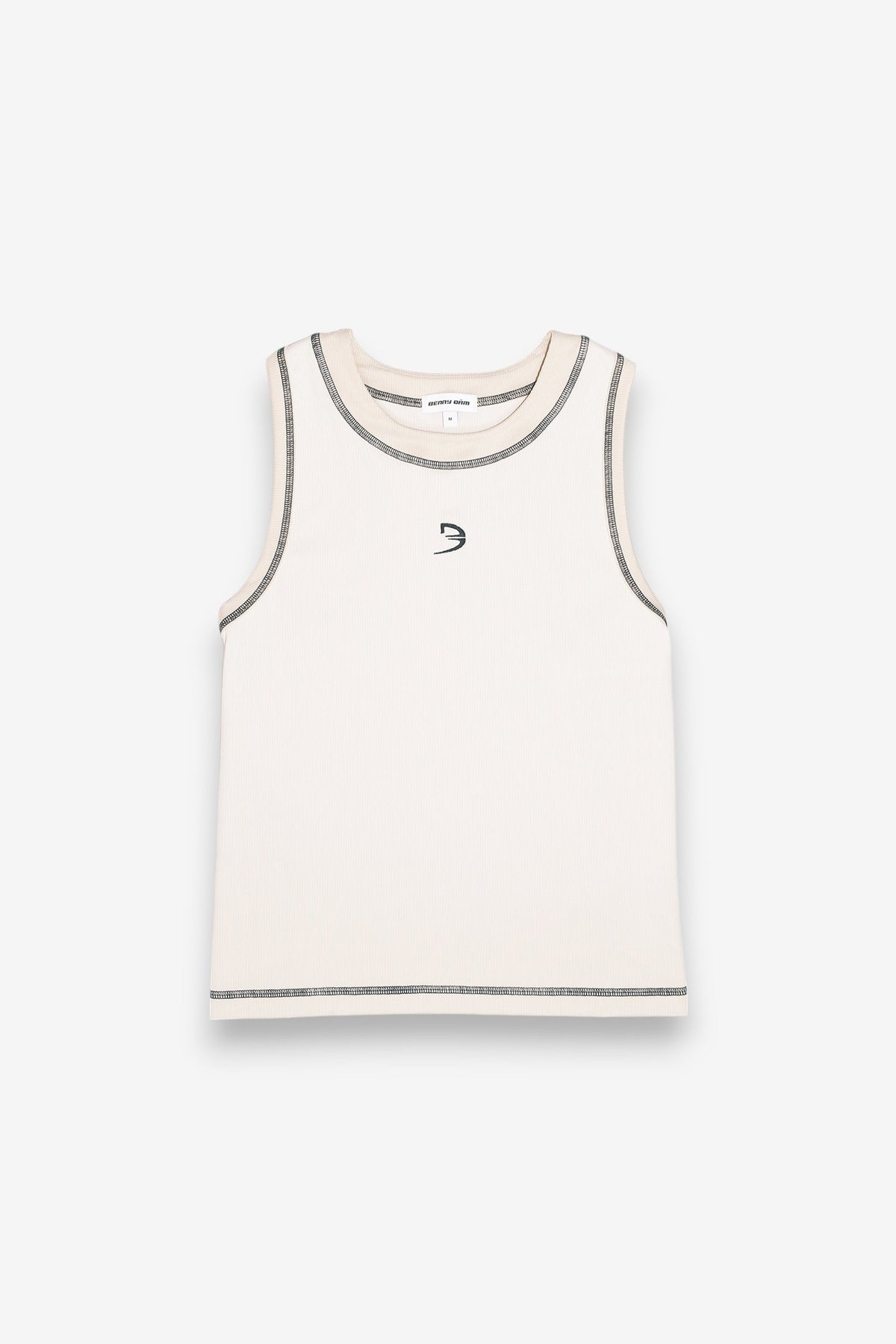 Racer Crew Tank - Ivory