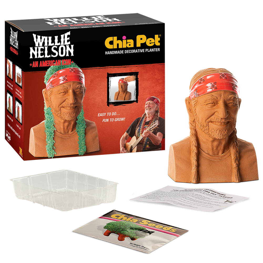 WILLIE NELSON CHIA PET