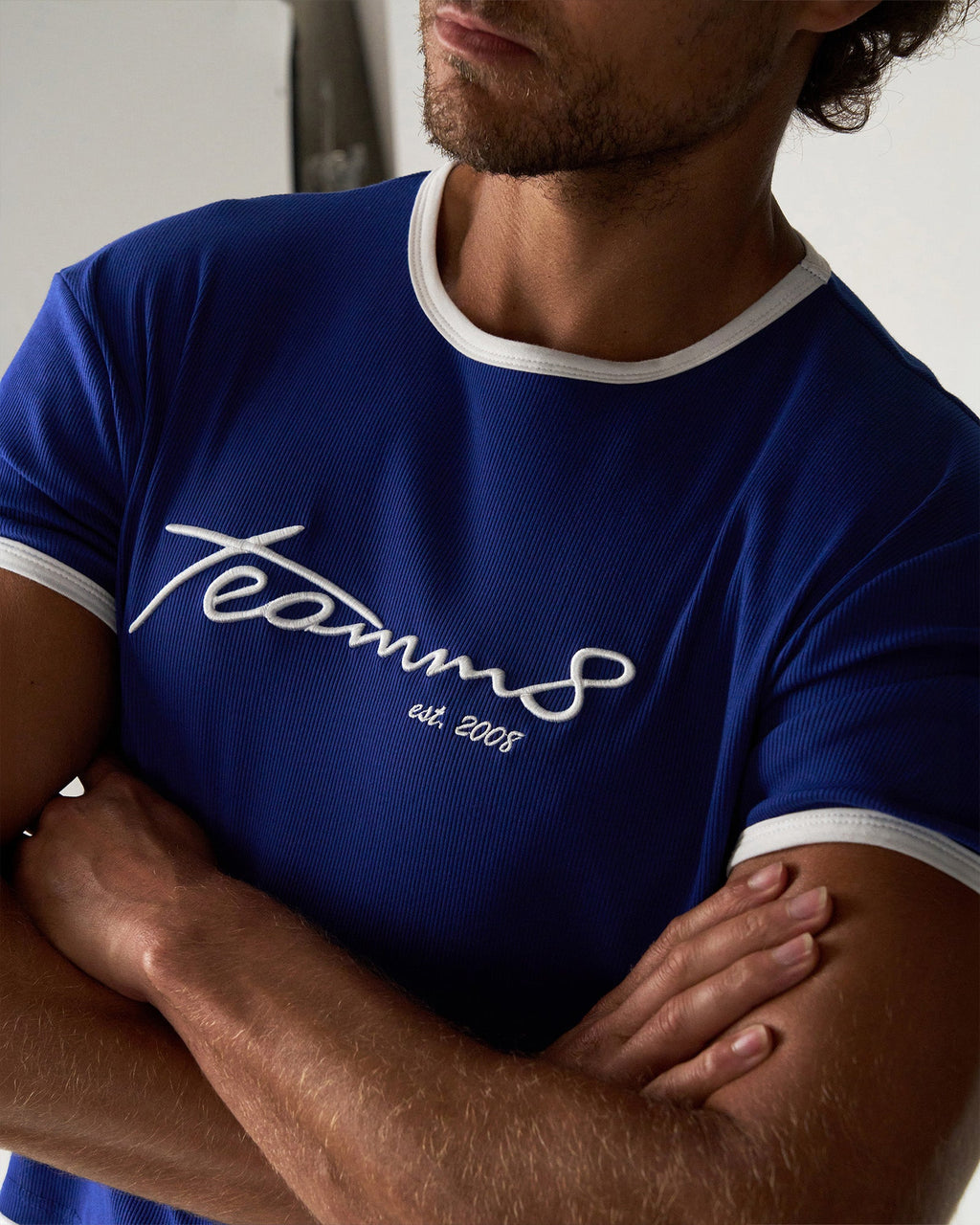 TEAMM8 M.V.P. Retro Cropped Tee - Sailor