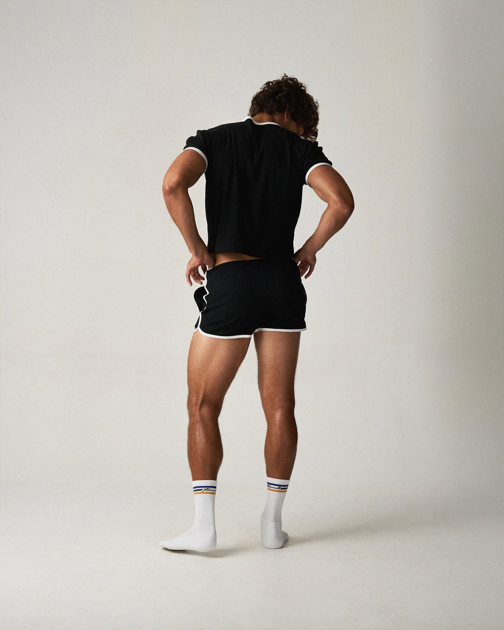 TEAMM8 M.V.P. Retro Cropped Tee - Jet