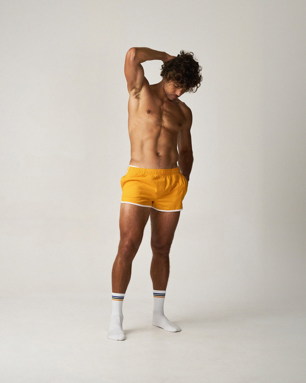 TEAMM8 M.V.P. Retro 2.5" Shorts  - Marigold