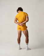 TEAMM8 M.V.P. Retro Cropped Tee - marigold