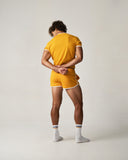 TEAMM8 M.V.P. Retro Cropped Tee - marigold